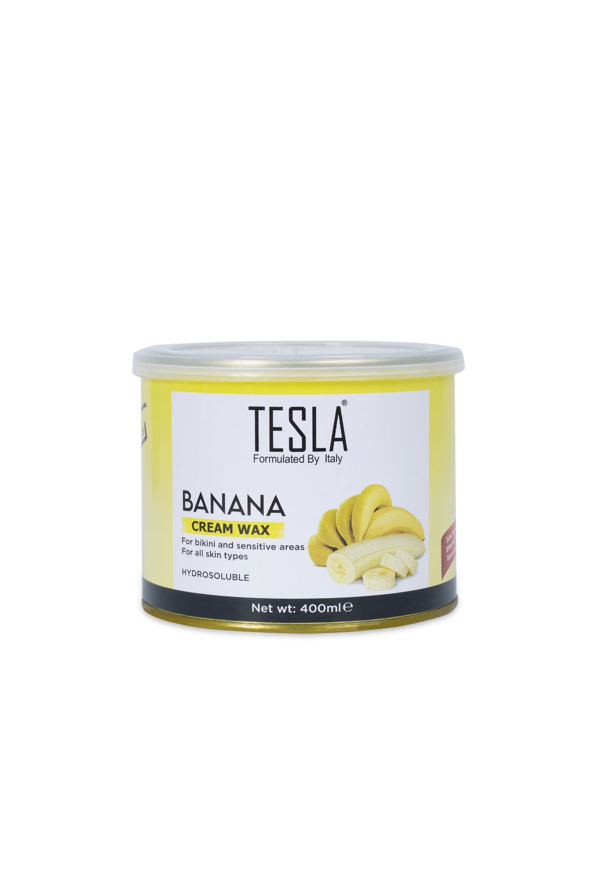 Banana Cream Wax Teen - Painless Hair Removal for Sensitive Skin | Teslacosmetic