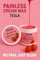 Strawberry Cream Wax Teen - Painless Hair Removal for Sensitive Skin | Teslacosmetic