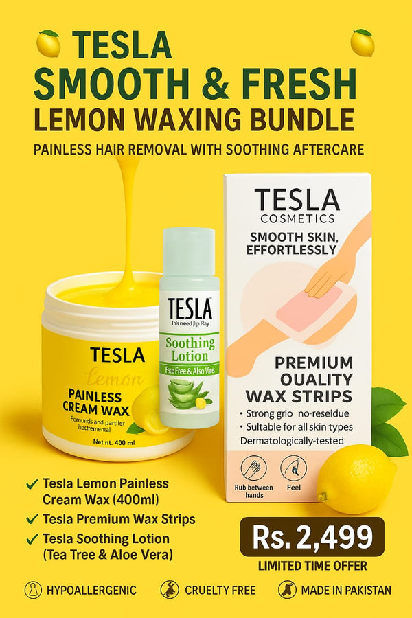 😊 Tesla Premium Waxing Bundle – Smooth Skin ✨