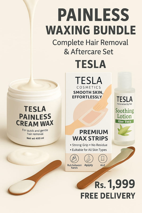 😊 Tesla Premium Smooth & Glow wazing Bundle ✨