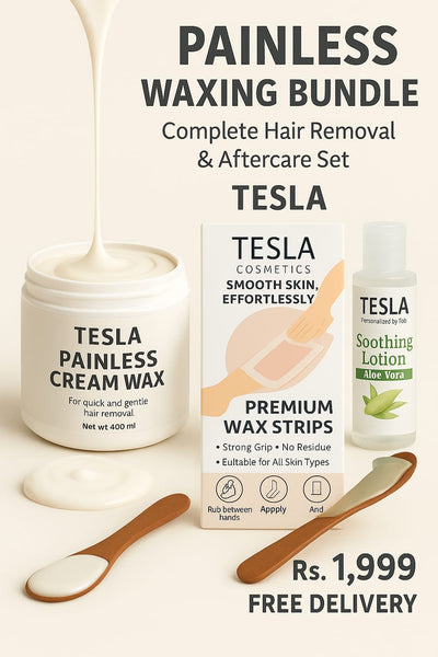 😊 Tesla Premium Smooth & Glow wazing Bundle ✨